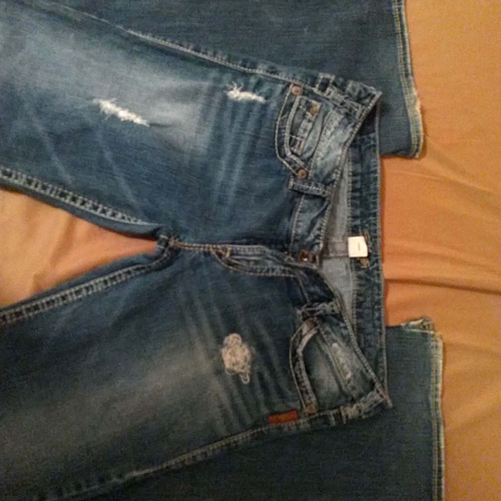 Silver jeans